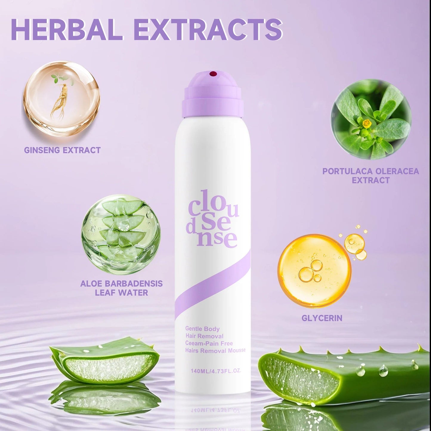 Bikini Pain-Free Hair Removal Cream for Sensitive Skin