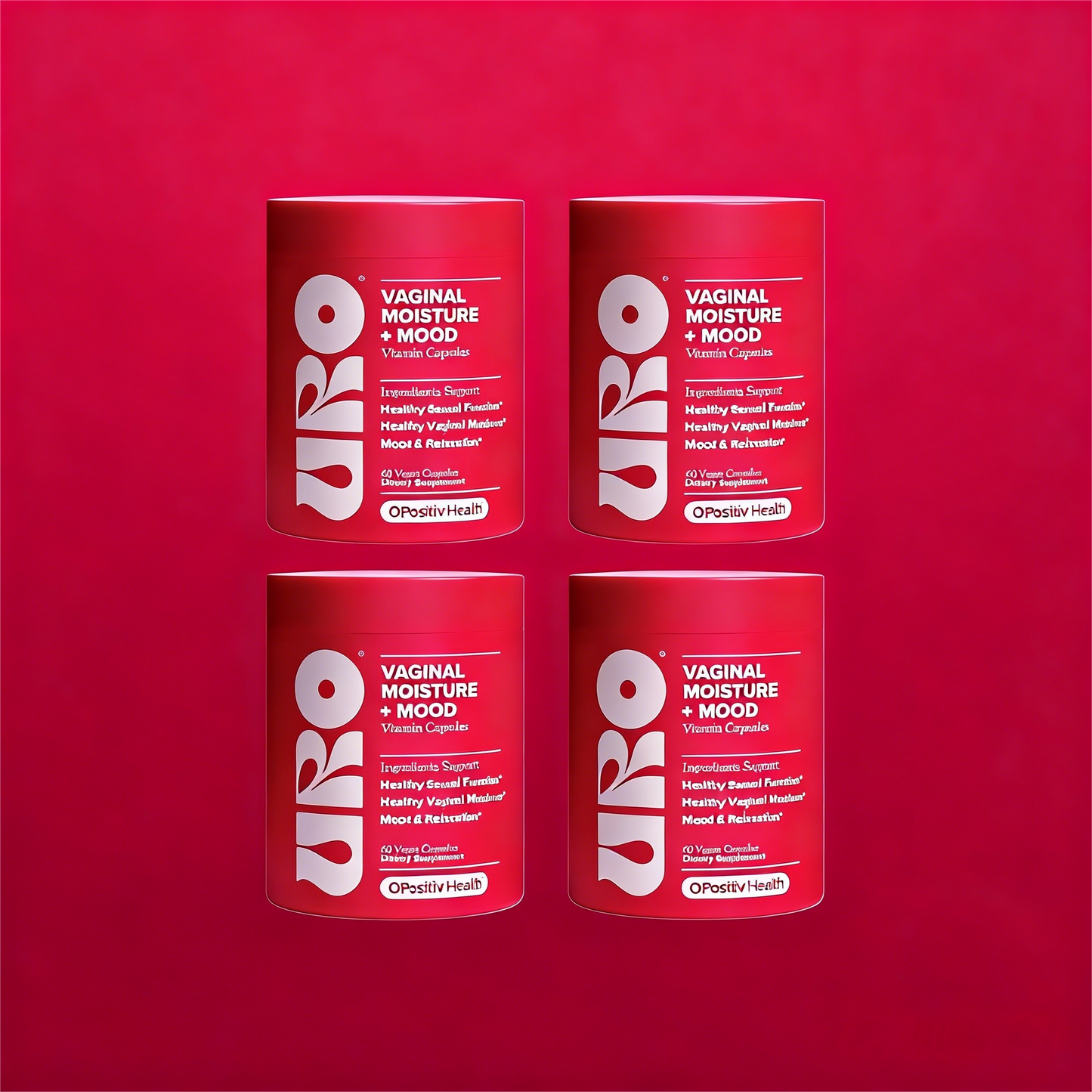 O Positiv URO Vaginal Moisture & Mood Formulated to Support Vaginal Moisture, Mood & Relaxation -30 Servings