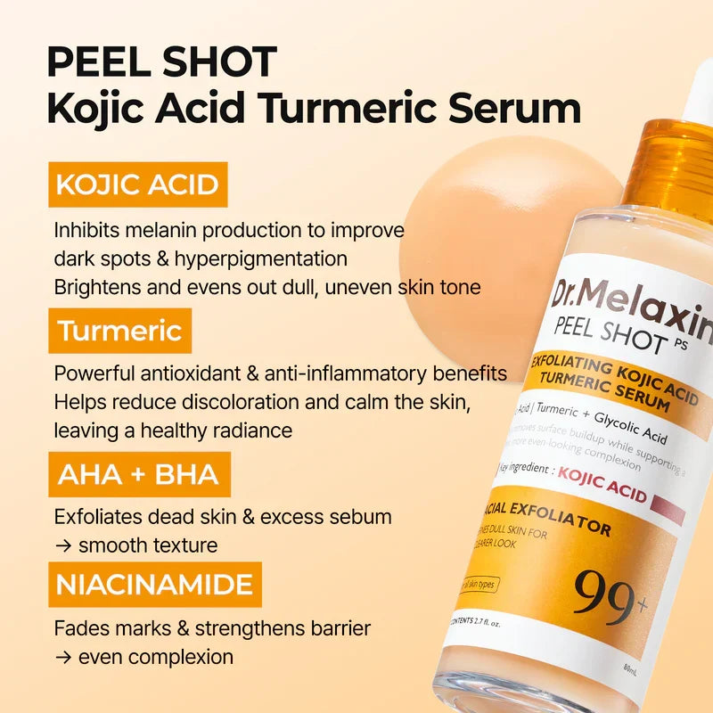 Dr Melaxin Kojic Acid Exfoliating Turmeric Spray™