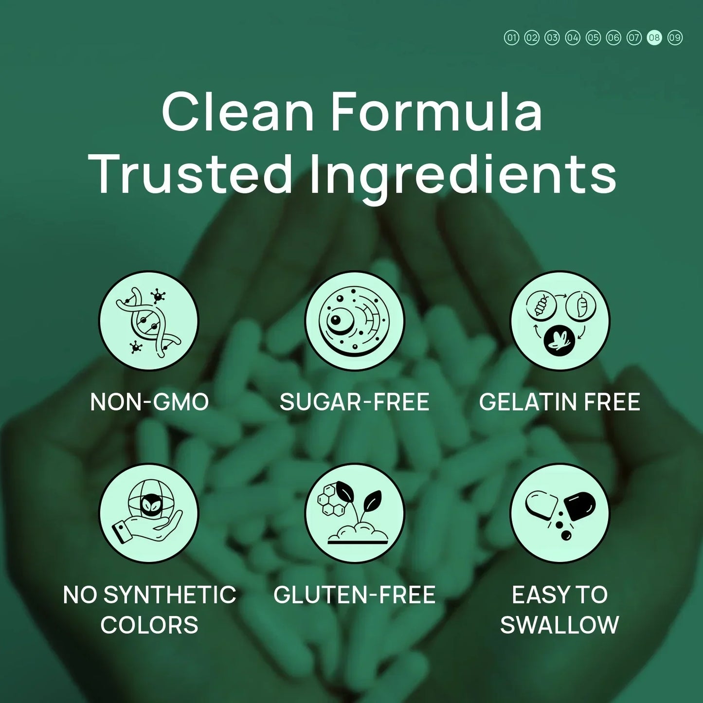 GLP-1 Metabolism Supplement,Supports Metabolic Function & Gently Activates Daily Metabolic Rhythm,60 Capsules
