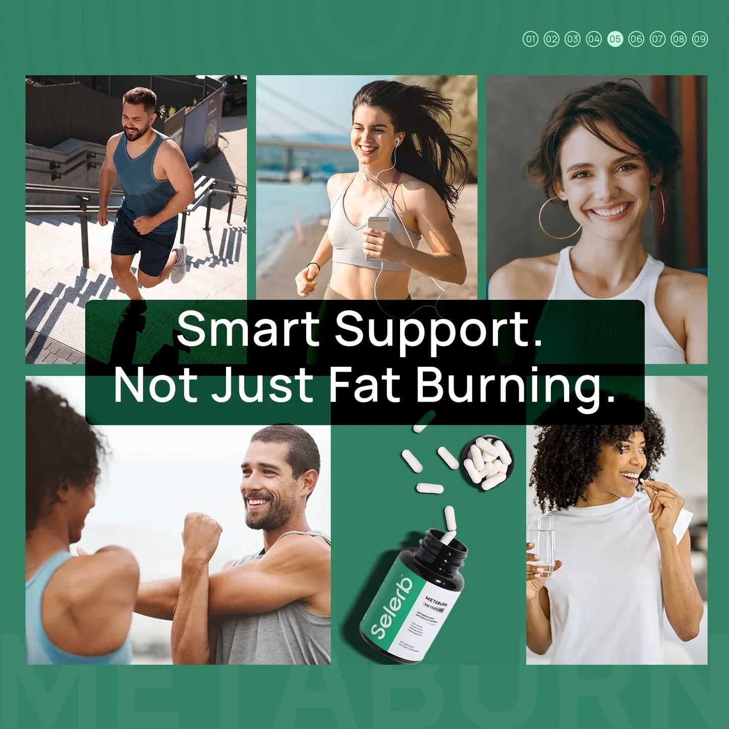 GLP-1 Metabolism Supplement,Supports Metabolic Function & Gently Activates Daily Metabolic Rhythm,60 Capsules