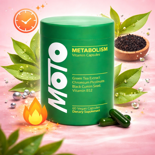 Women's Metabolism Support - Energy, Curb Cravings, Healthy Metabolism - Vegan Capsules, 30 Servings