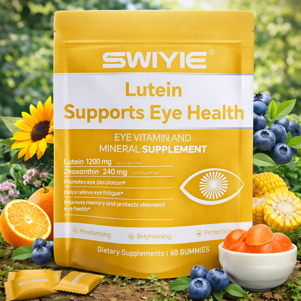 Lutein Gummies for Eye Health – Vision Support Eye Vitamins | Blueberry Flavor | 60 Gummies