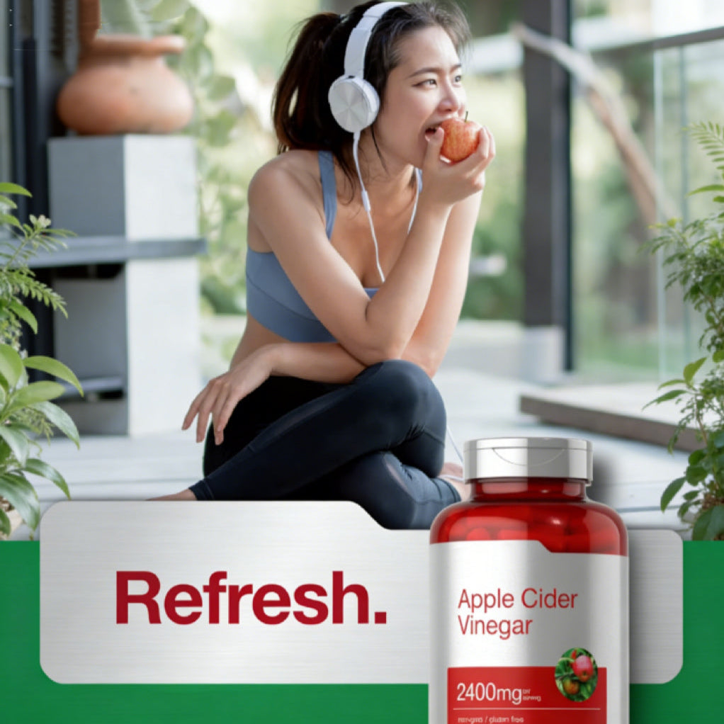 Apple Cider Vinegar Capsules | 2400mg | 150 Count | Non-GMO, Gluten Free Supplement