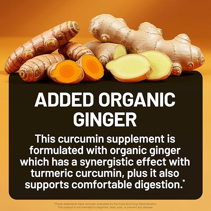 Extra Strength Turmeric Curcumin 2250mg- 500mg Curcuminoids for Immune Support - Vegan, Non-GMO