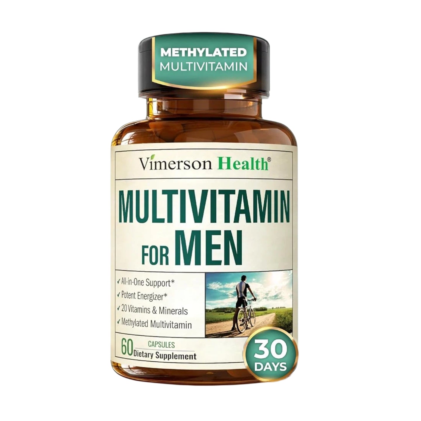 Multivitamin for Men& Multiminerals Capsules with Vitamin B12, A, D, C, Zinc, Magnesiu