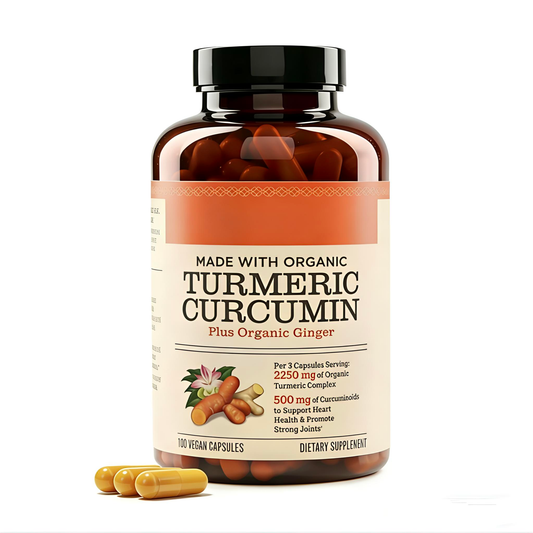 Extra Strength Turmeric Curcumin 2250mg- 500mg Curcuminoids for Immune Support - Vegan, Non-GMO