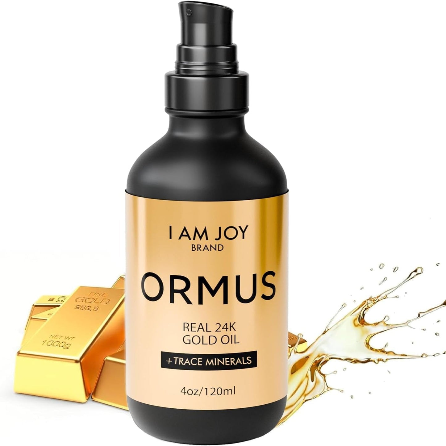 Ormus Gold Monoatomic Oil – Rich in Platinum & Iridium for Intuition, Mental Clarity & Dream Support, Non-Chemical Extraction, 4oz