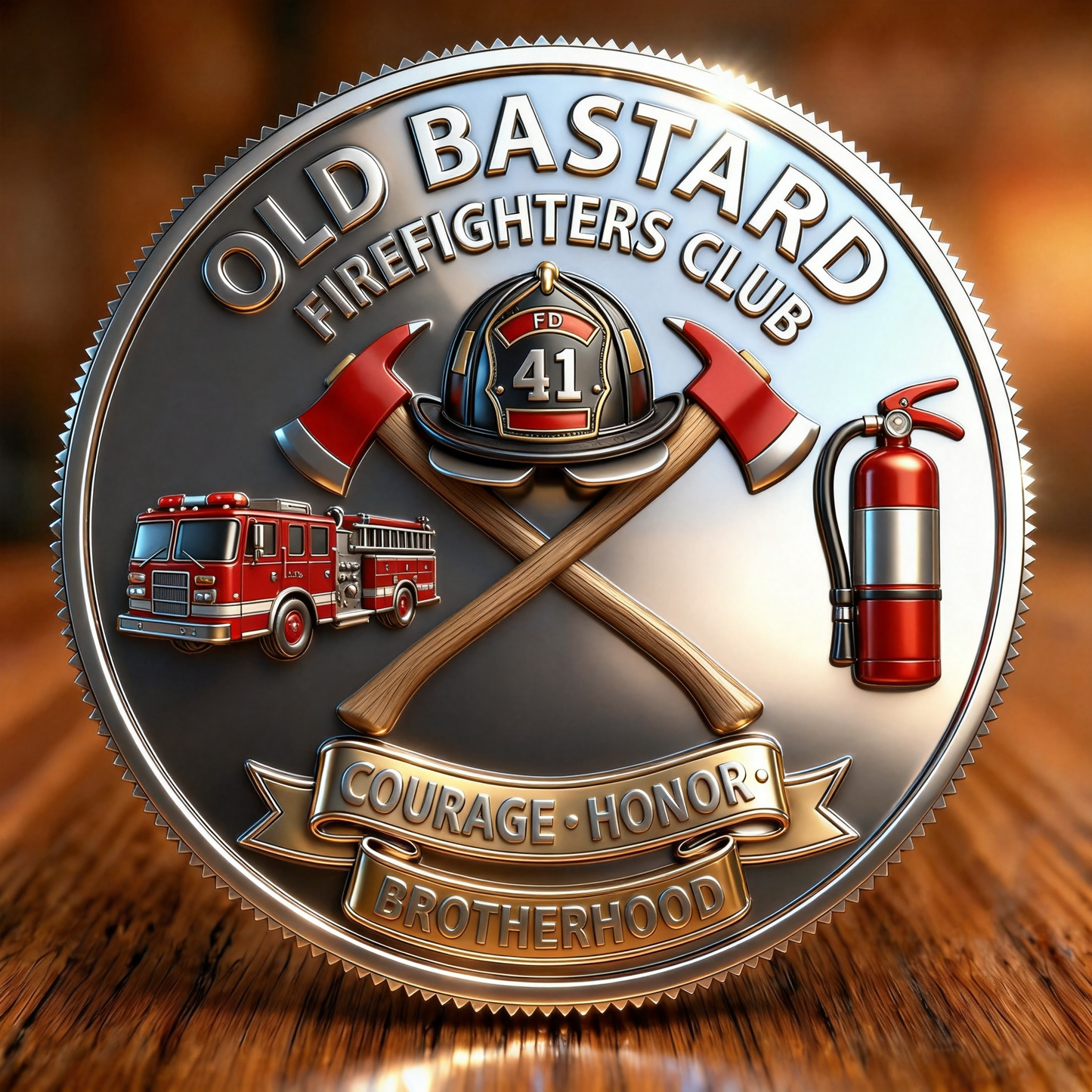 🔥Last Day 60% OFF - Firefighters Club Honor Commemorative Medal