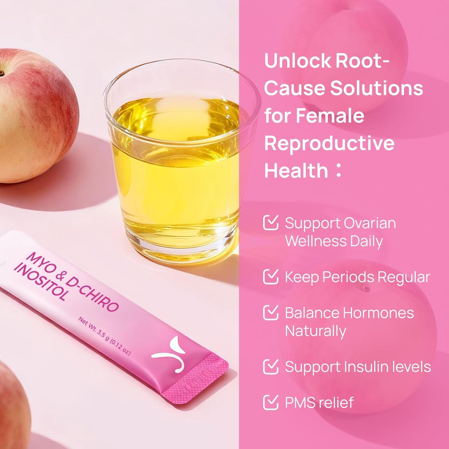 Gynable Pregina Myo-Inositol & D-Chiro Inositol Powder for Women