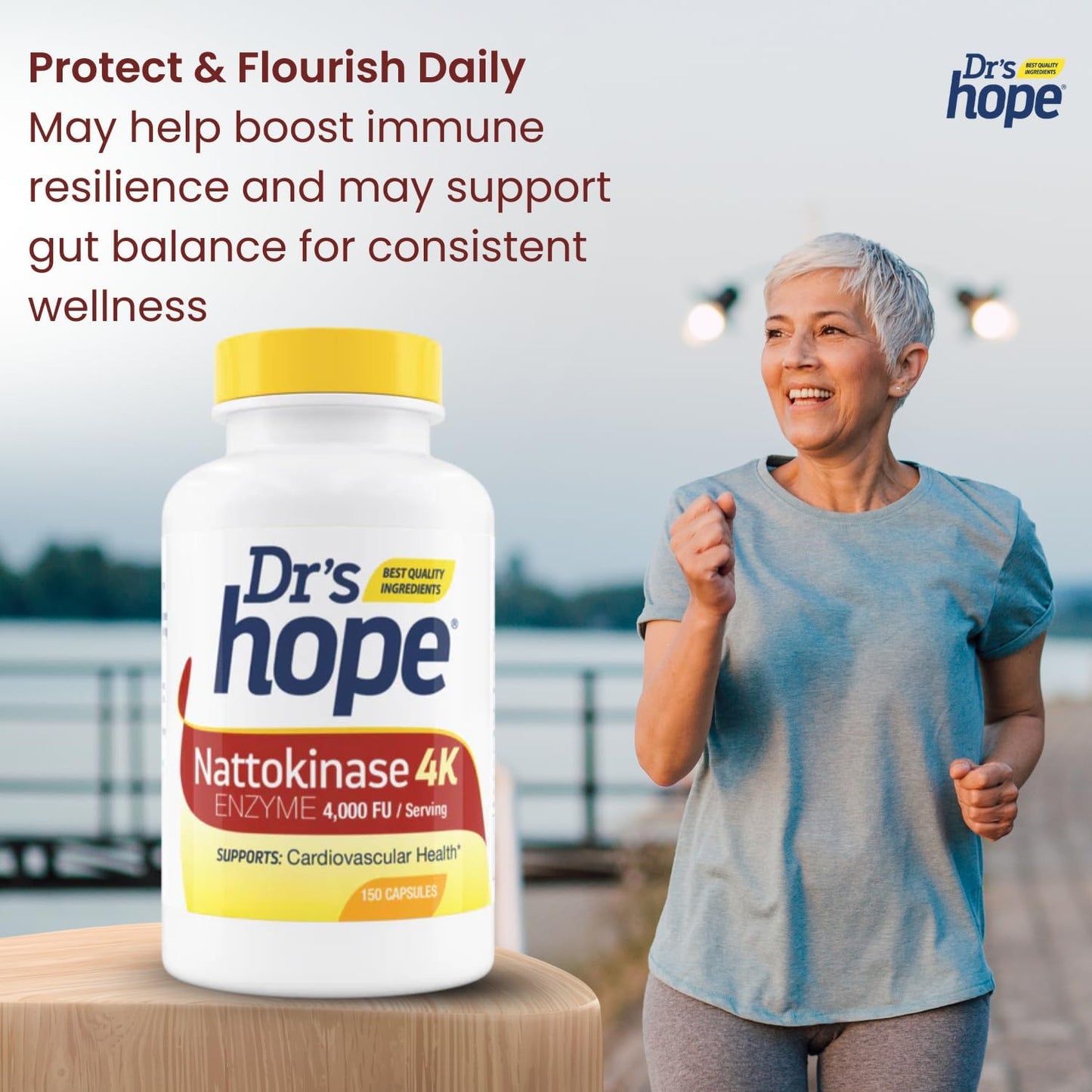 Nattokinase 4000 FU - 150 Vegan Capsules
