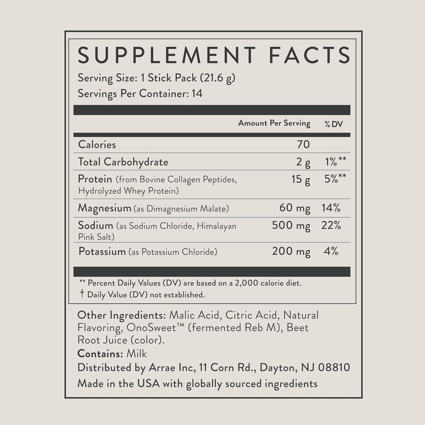 Arrae Clear Protein – Clean, Smooth, Hydrating Protein