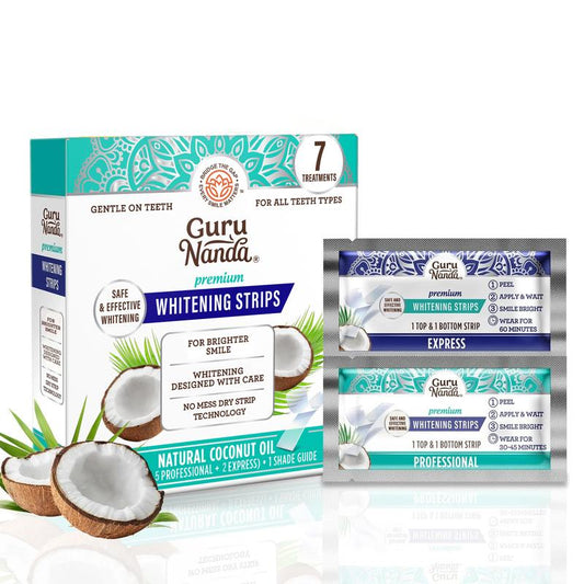 Teeth Whitening Strips - 7-Day Treatment with -Non-Slip Dry Technology for Comfort & Contact