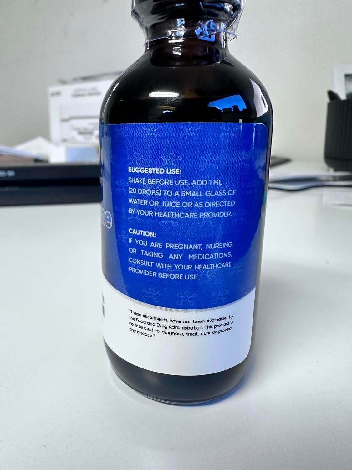 Methylene Blue Pharmaceutical Grade, USP Grade, Third-Party Tested Dietary Supplement for Humans, No Formaldehyde, Made in USA (0.5% 50ml Bottle)-Shop