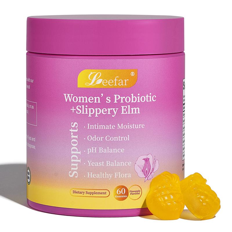 Her Juicy Feminine Probiotics Gummies - 60ct Pineapple Flavor for Women’s pH Balance