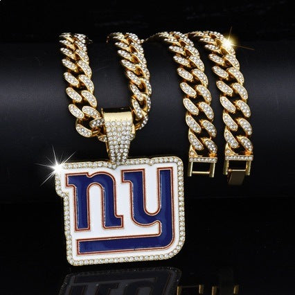 🔥 LAST DAY: Up to 50% OFF – NFL Team Pride Gem Chain Necklace