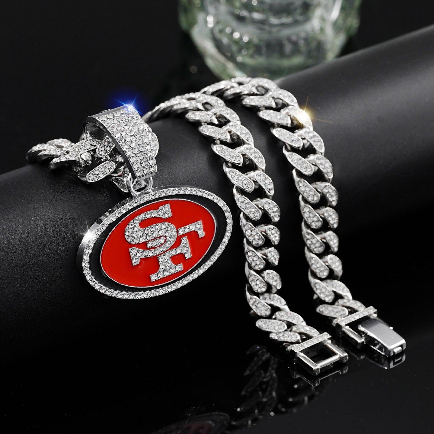 🔥 LAST DAY: Up to 50% OFF – NFL Team Pride Gem Chain Necklace