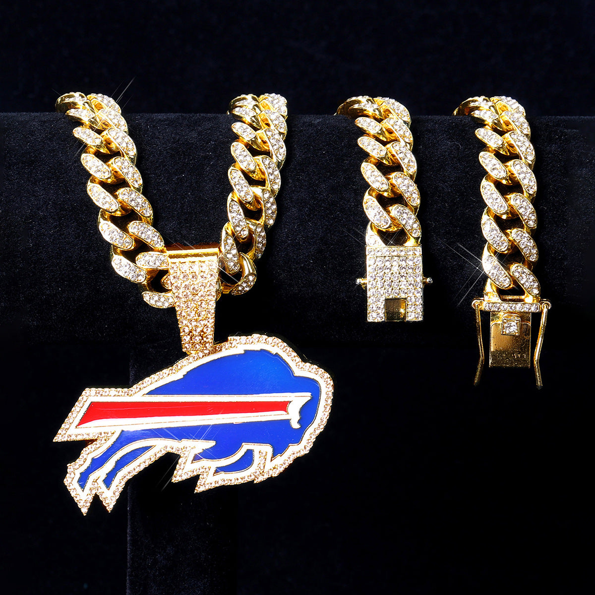🔥 LAST DAY: Up to 50% OFF – NFL Team Pride Gem Chain Necklace