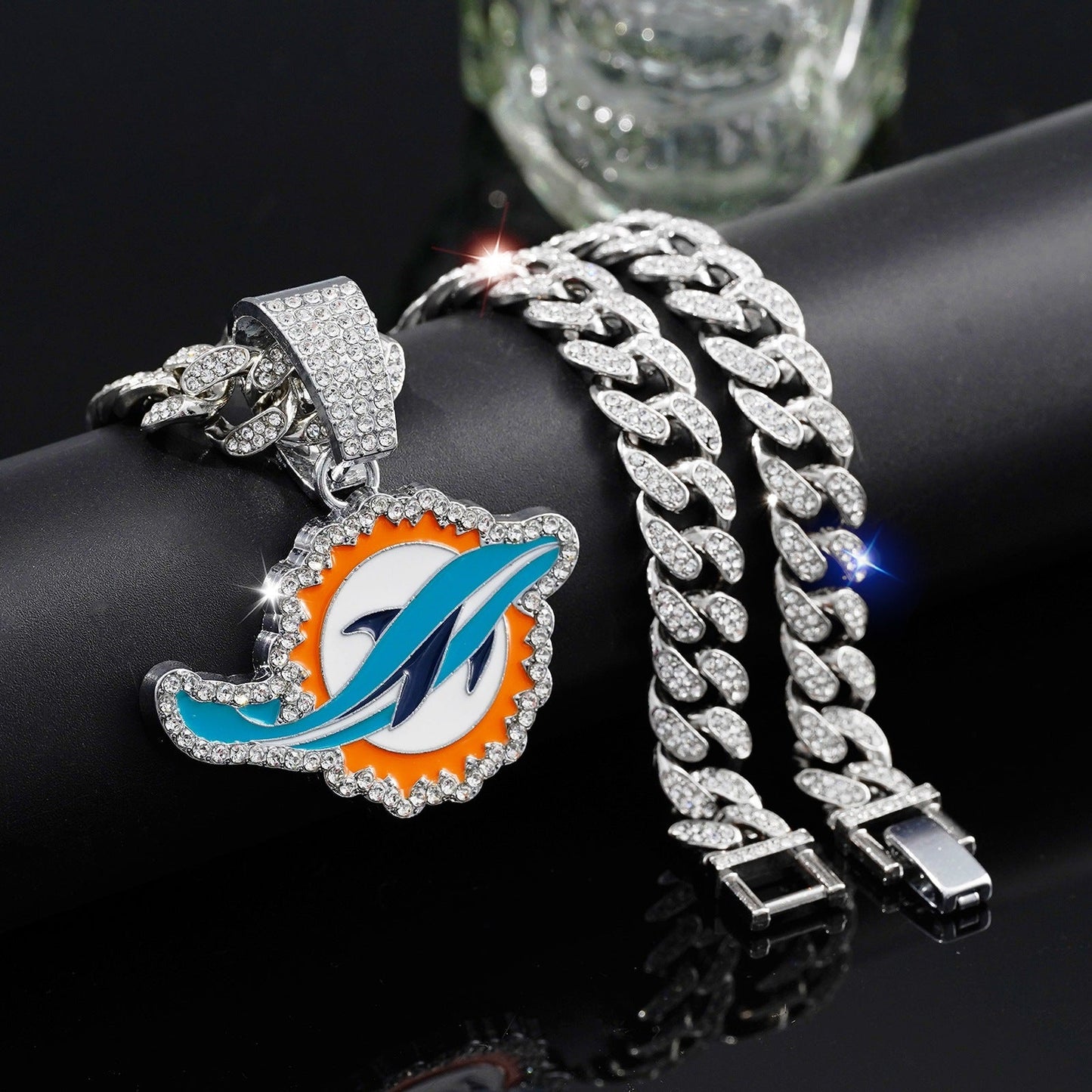 🔥 LAST DAY: Up to 50% OFF – NFL Team Pride Gem Chain Necklace