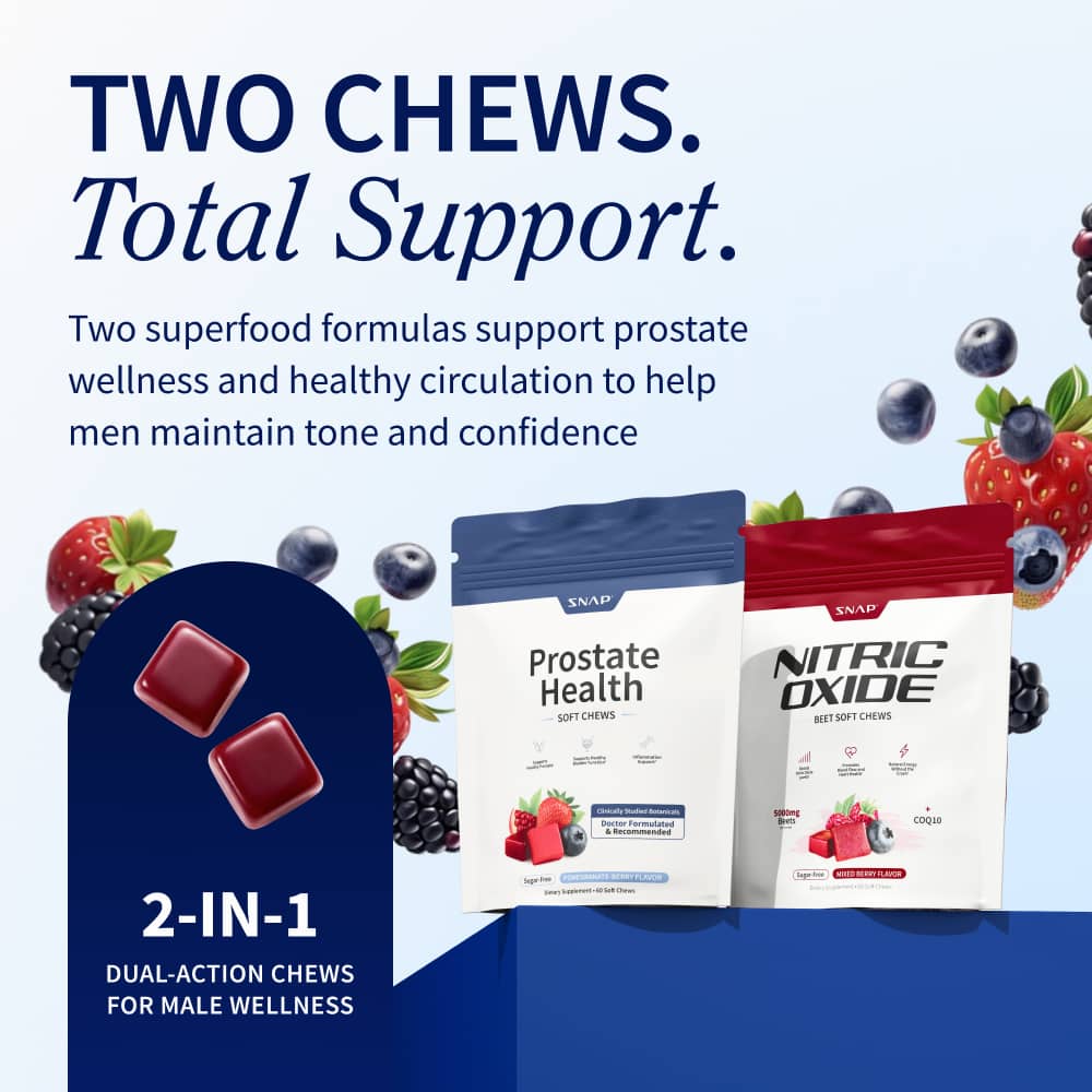 Prostate Health & Nitric Oxide Chews Bundle