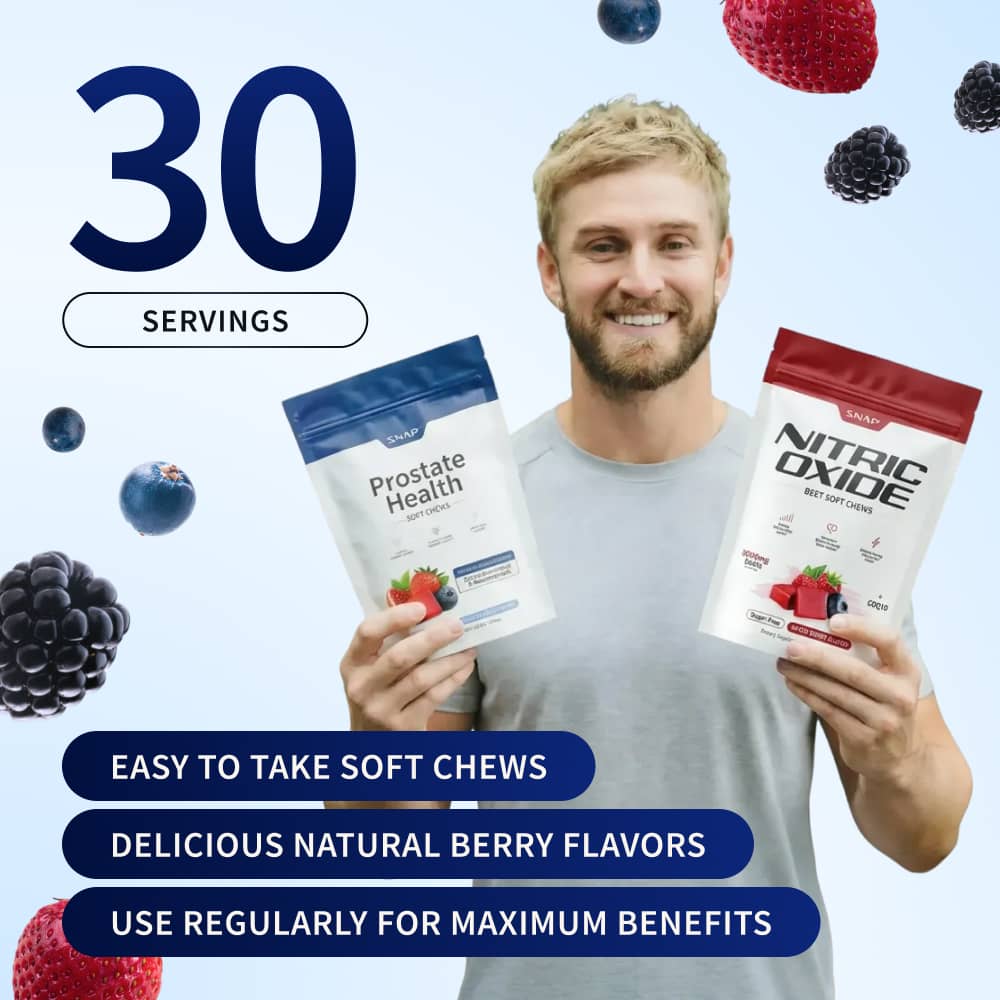 Prostate Health & Nitric Oxide Chews Bundle