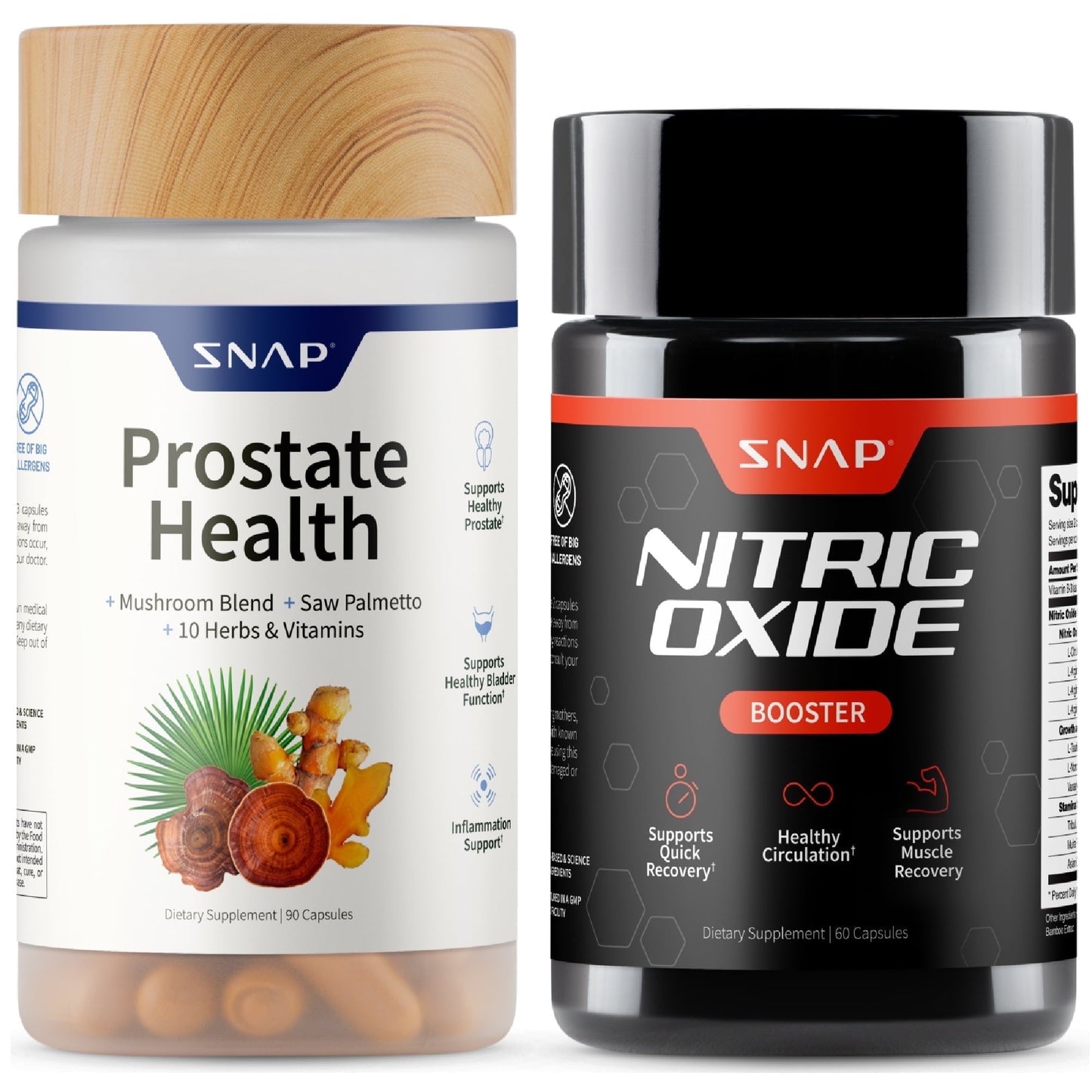 Snap Supplements Prostate & Bladder Complex Extra Strength Prostate & Bladder Health Support – Dietary Supplement