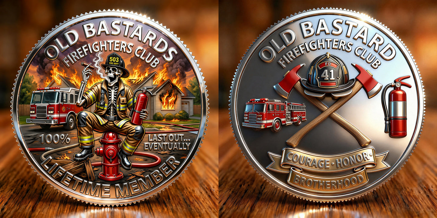 🔥Last Day 60% OFF - Firefighters Club Honor Commemorative Medal