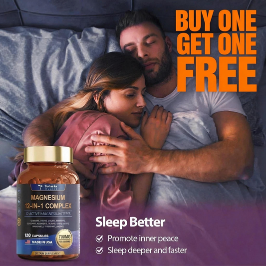 Magnesium 12 in 1 Complex 700mg - Glycinate Citrate Malate Taurate.4