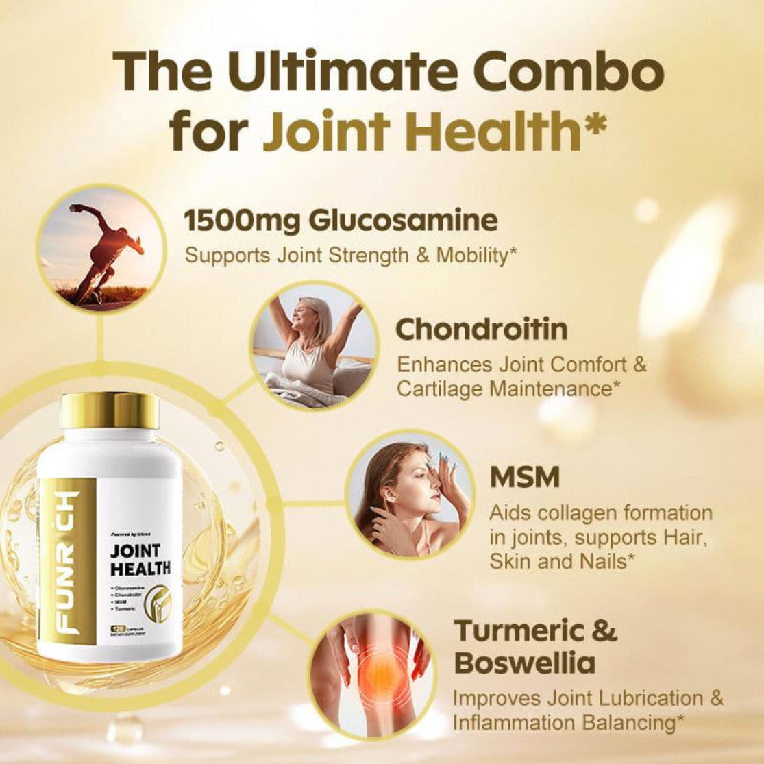 Joint Health Formula-Joint Support120 Capsules，Plus Advanced Mobility& Comfort Formula