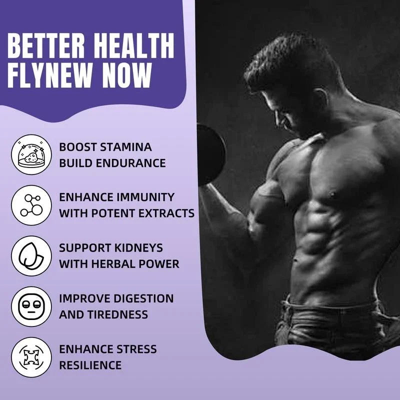 Flynew Shilajit Ultra Optimal Potency, Energy and Immune Support 60 Count