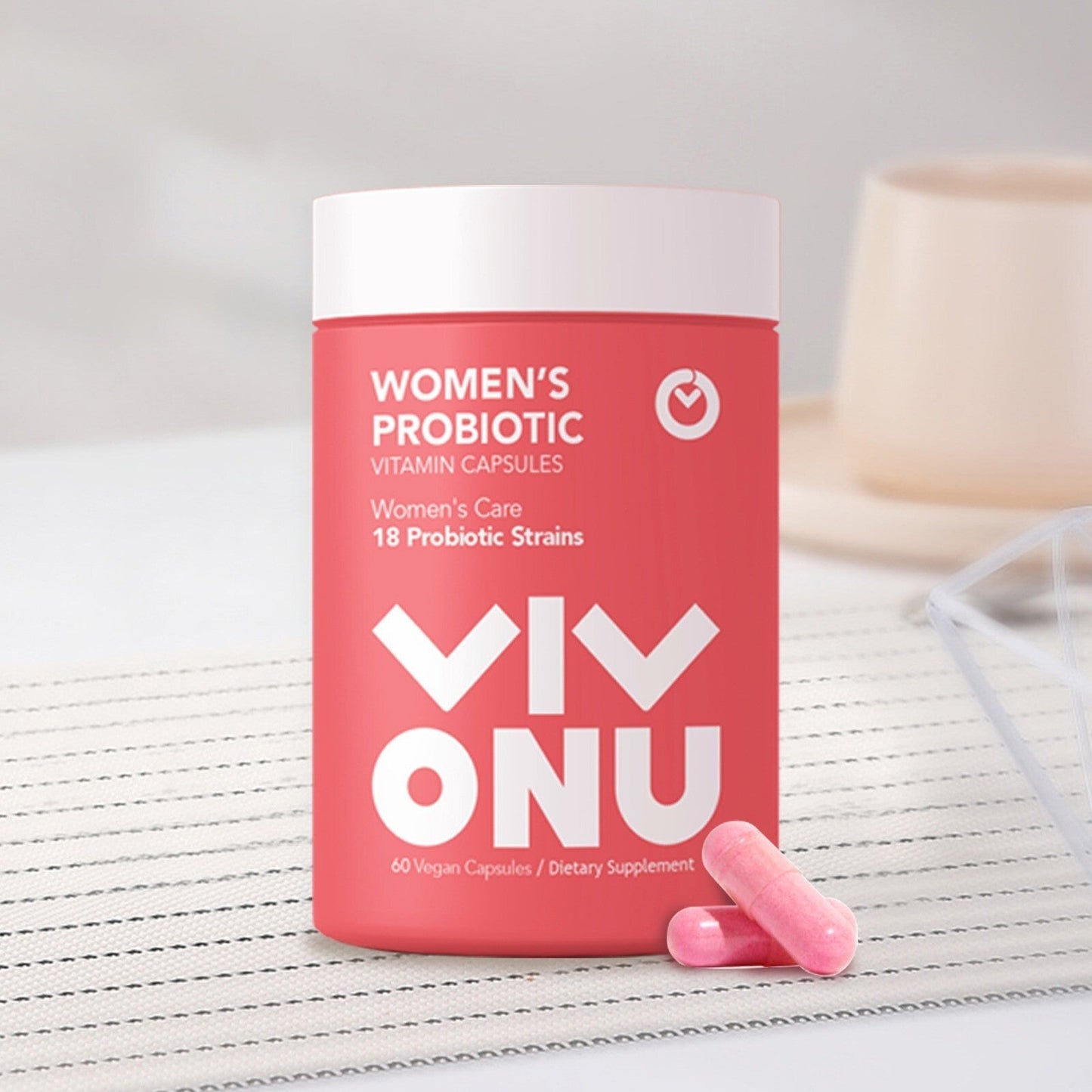 Feminine Balance Probiotic Capsules | Supports Vaginal pH Balance & Natural Defense, 60 Daily Capsules